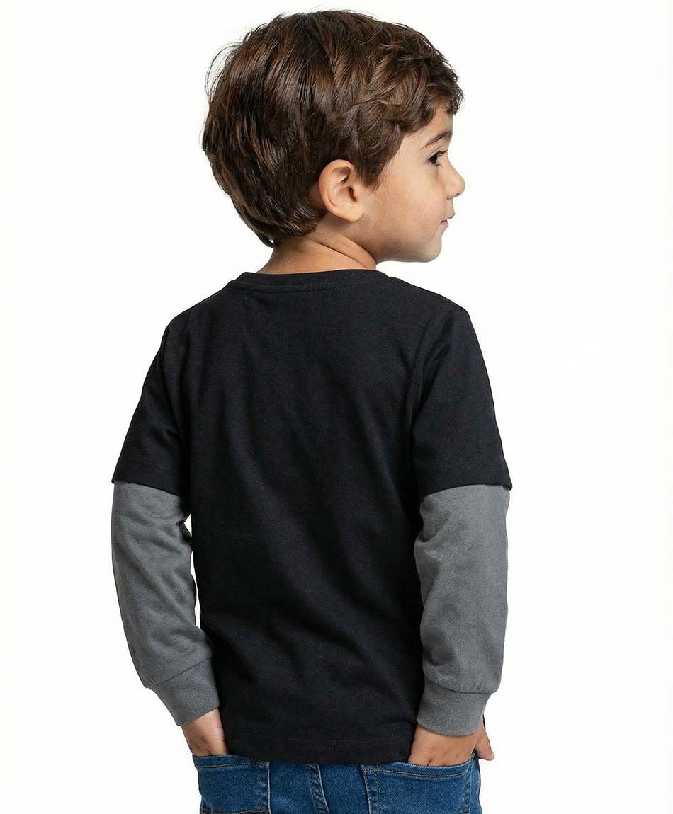 Polera beb&eacute; estampado monster truck