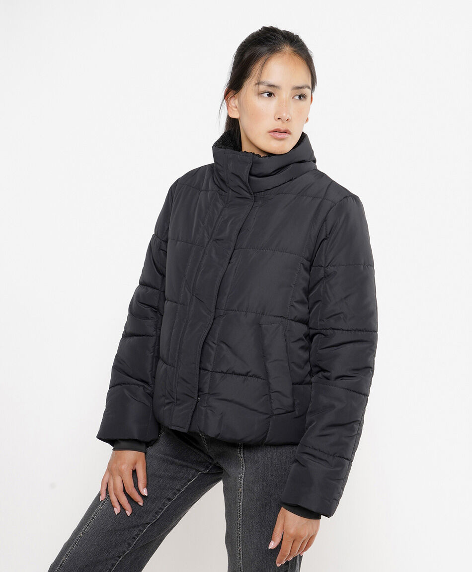 Parka mujer cuello chiporro