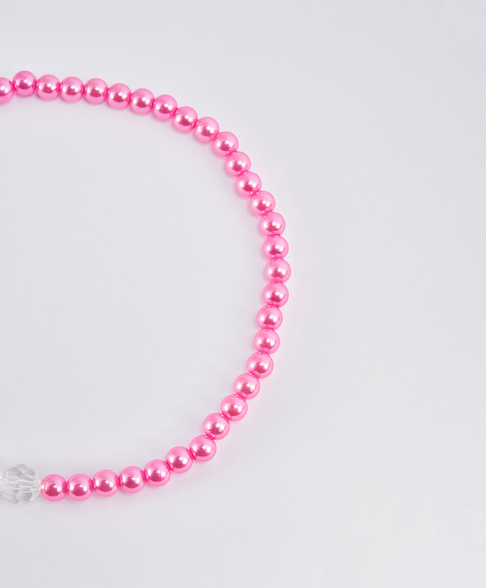 Set collar + pulsera infantil perlas