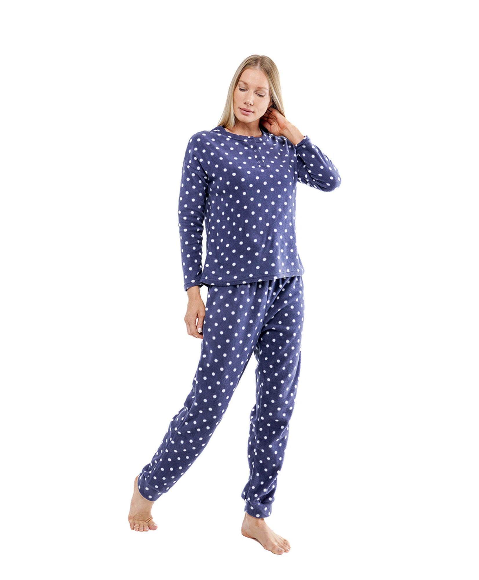 Pijama mujer micropolar puntos Pijama mujer micropolar puntos