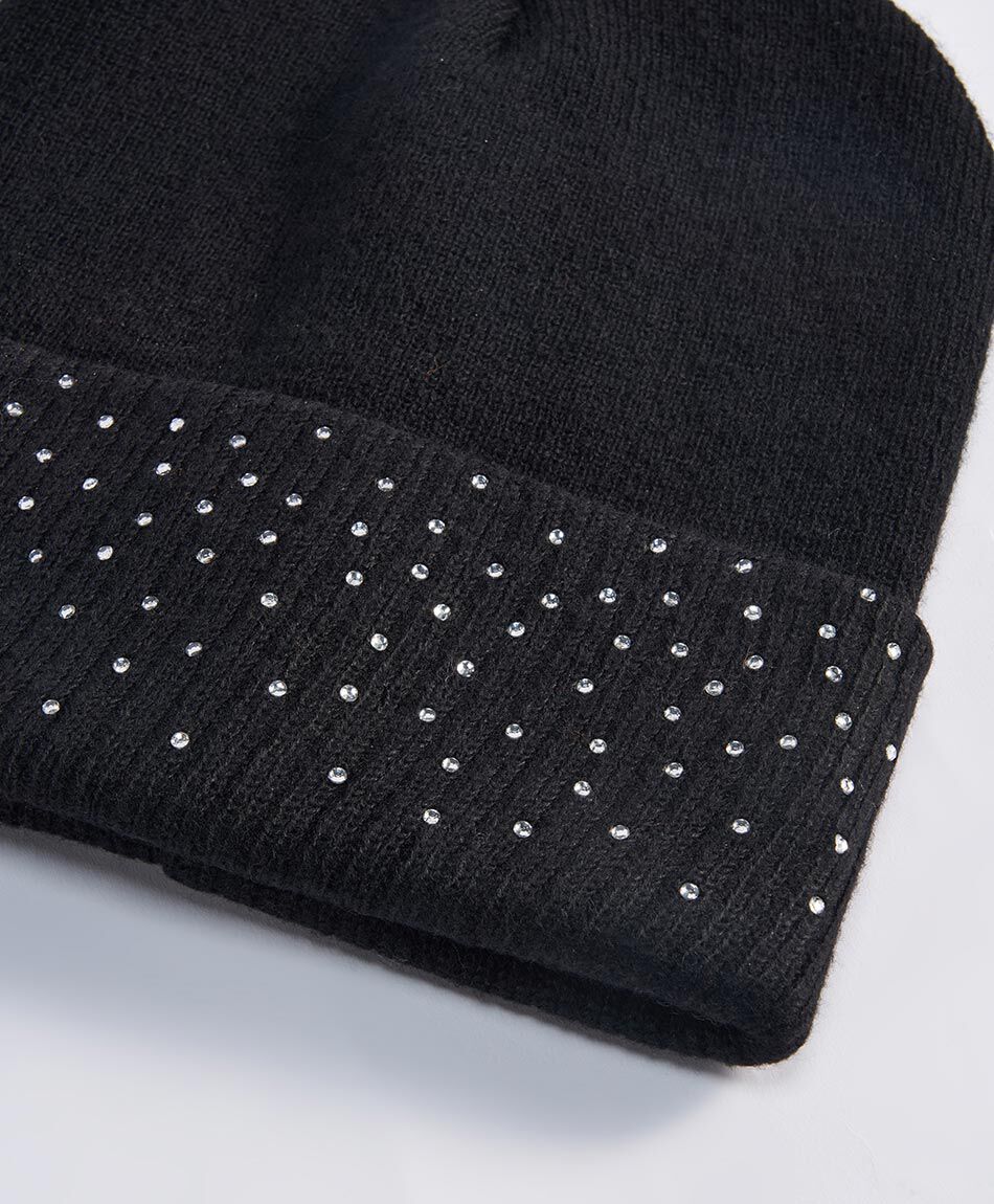 Gorro mujer dise&ntilde;o diamantado