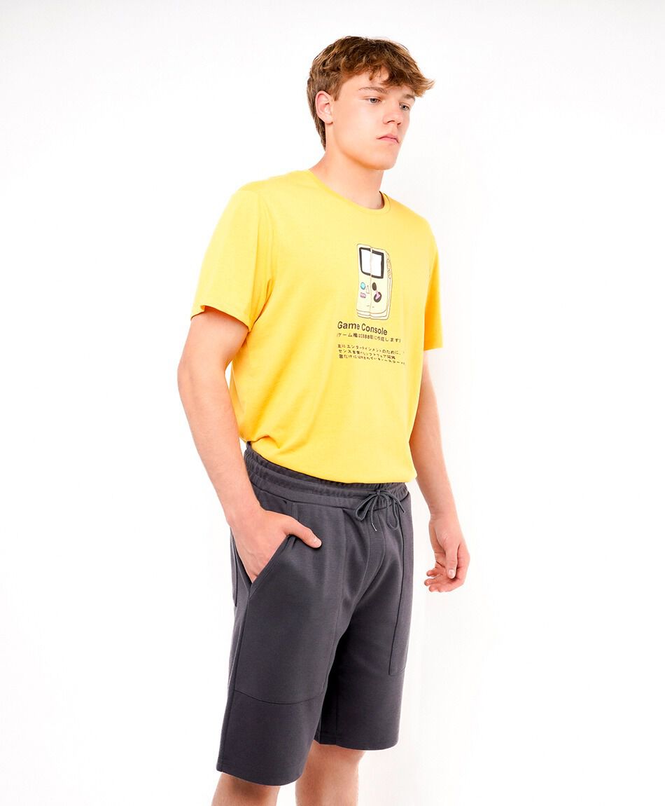 Bermuda hombre bolsillos grandes