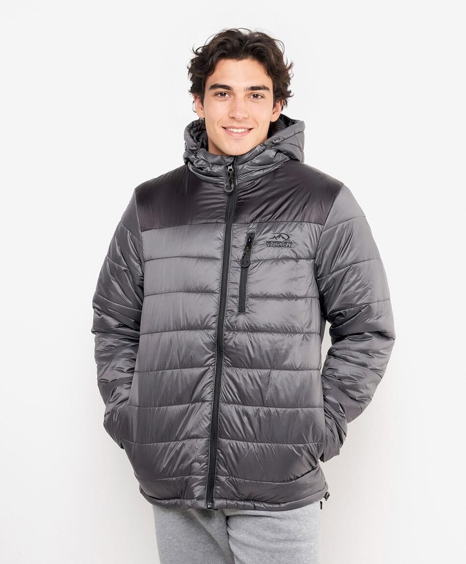Parka deportiva hombre costuras
