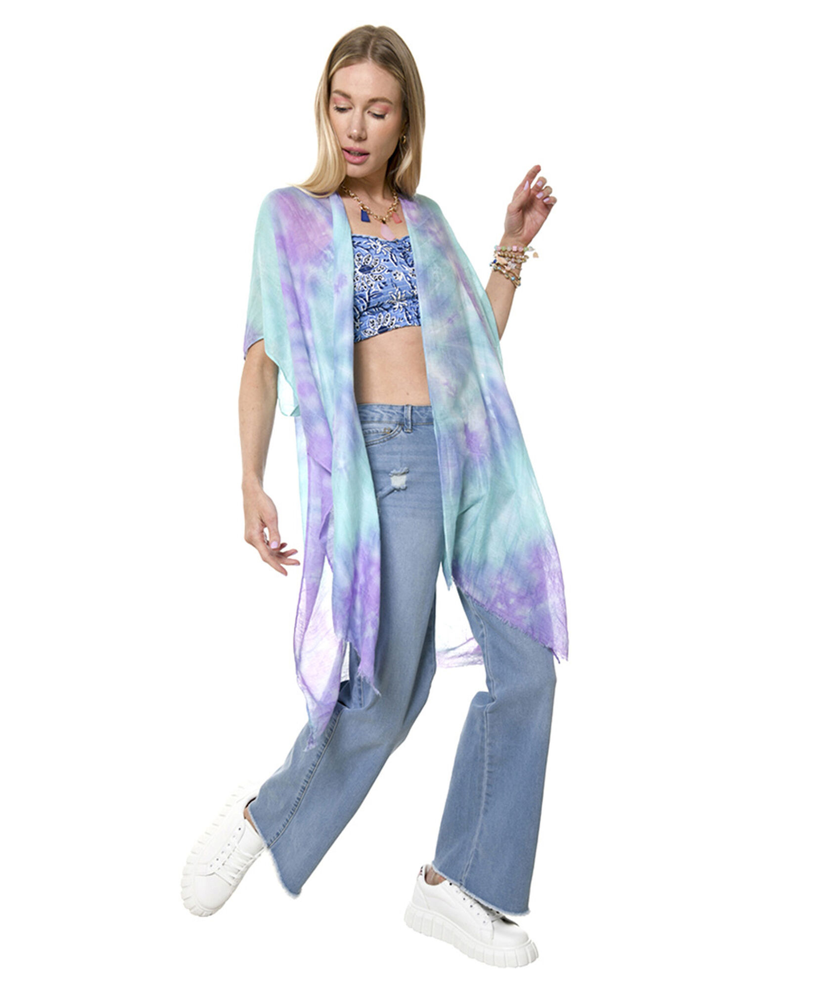 Poncho tie dye Poncho tie dye