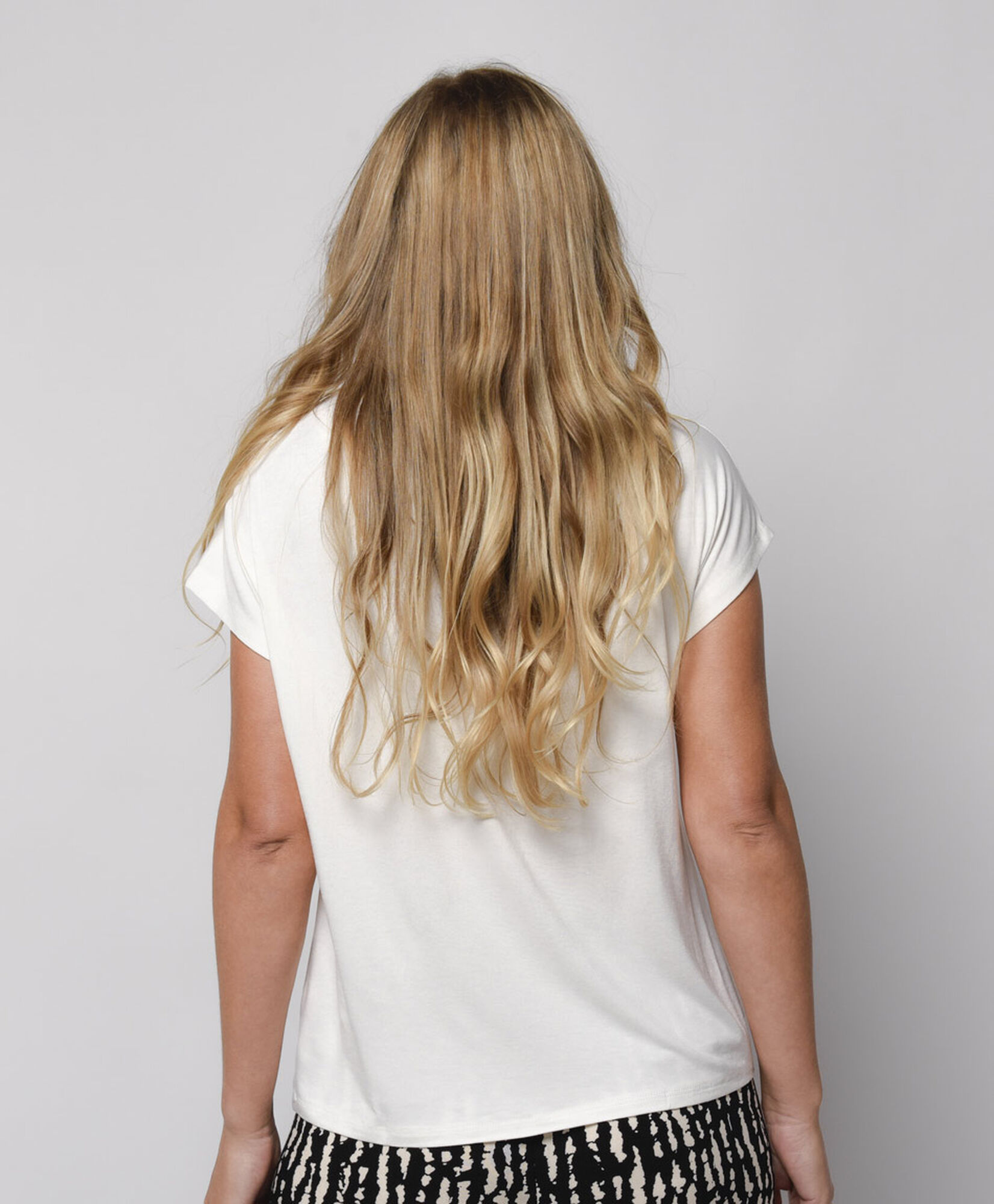 Polera mujer cascadas lentejuelas Polera mujer cascadas lentejuelas