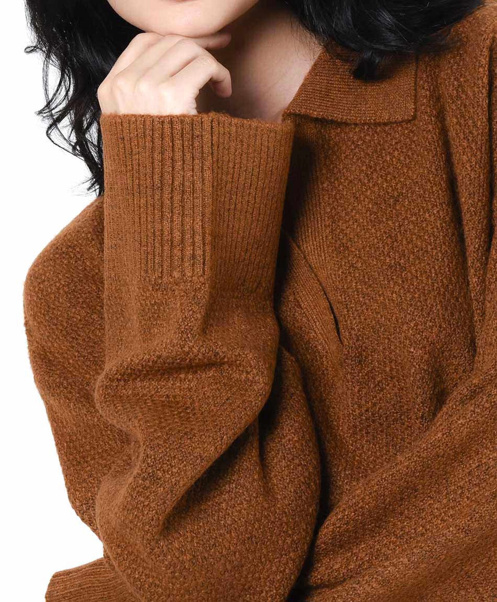 Sweater mujer oversize cuello Sweater mujer oversize cuello