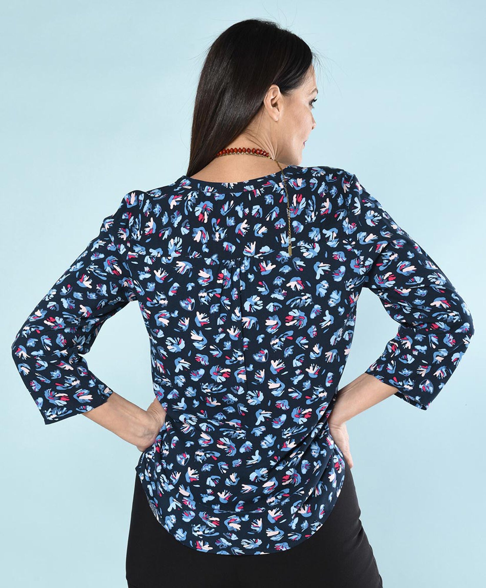 Blusa mujer estampada flores Blusa mujer estampada flores