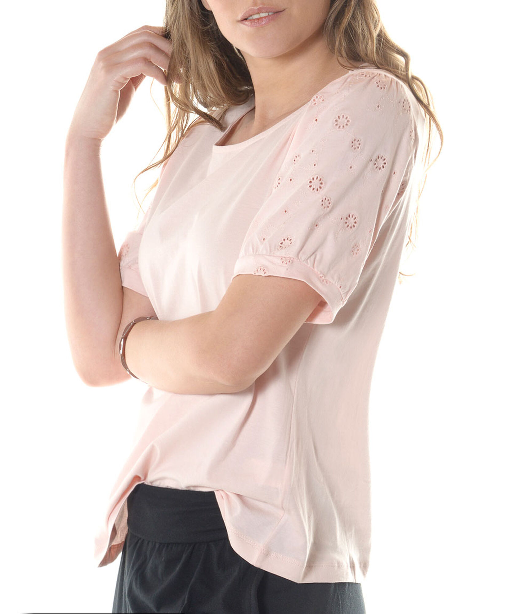 Polera manga bordados Polera manga bordados