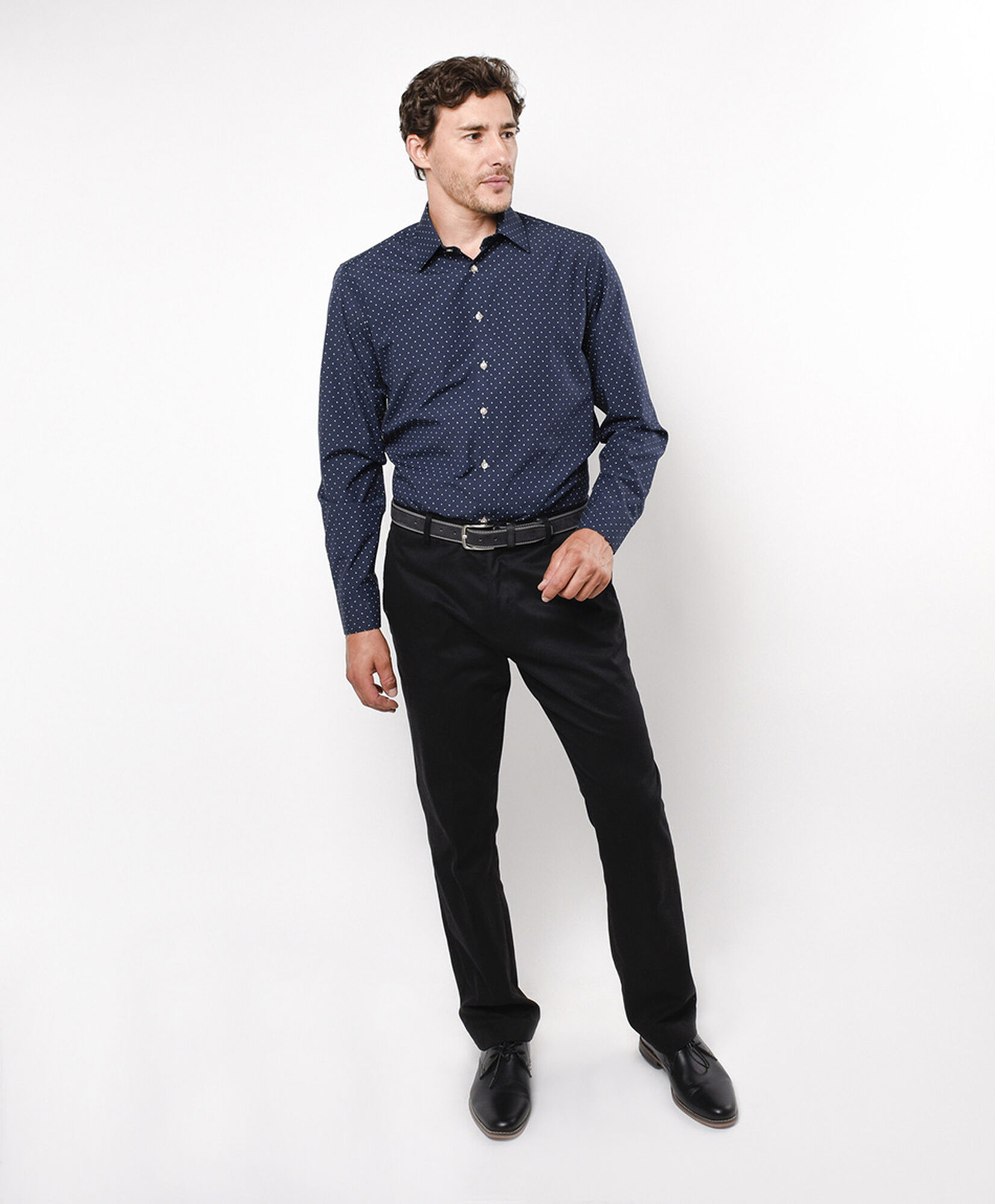 Camisa hombre puntos blancos Camisa hombre puntos blancos