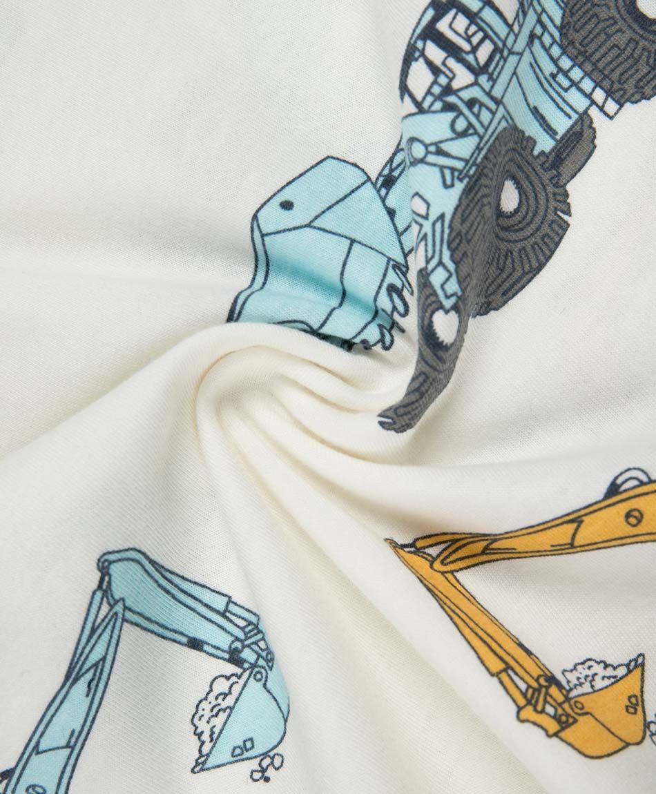 Polera beb&eacute; autos construcci&oacute;n