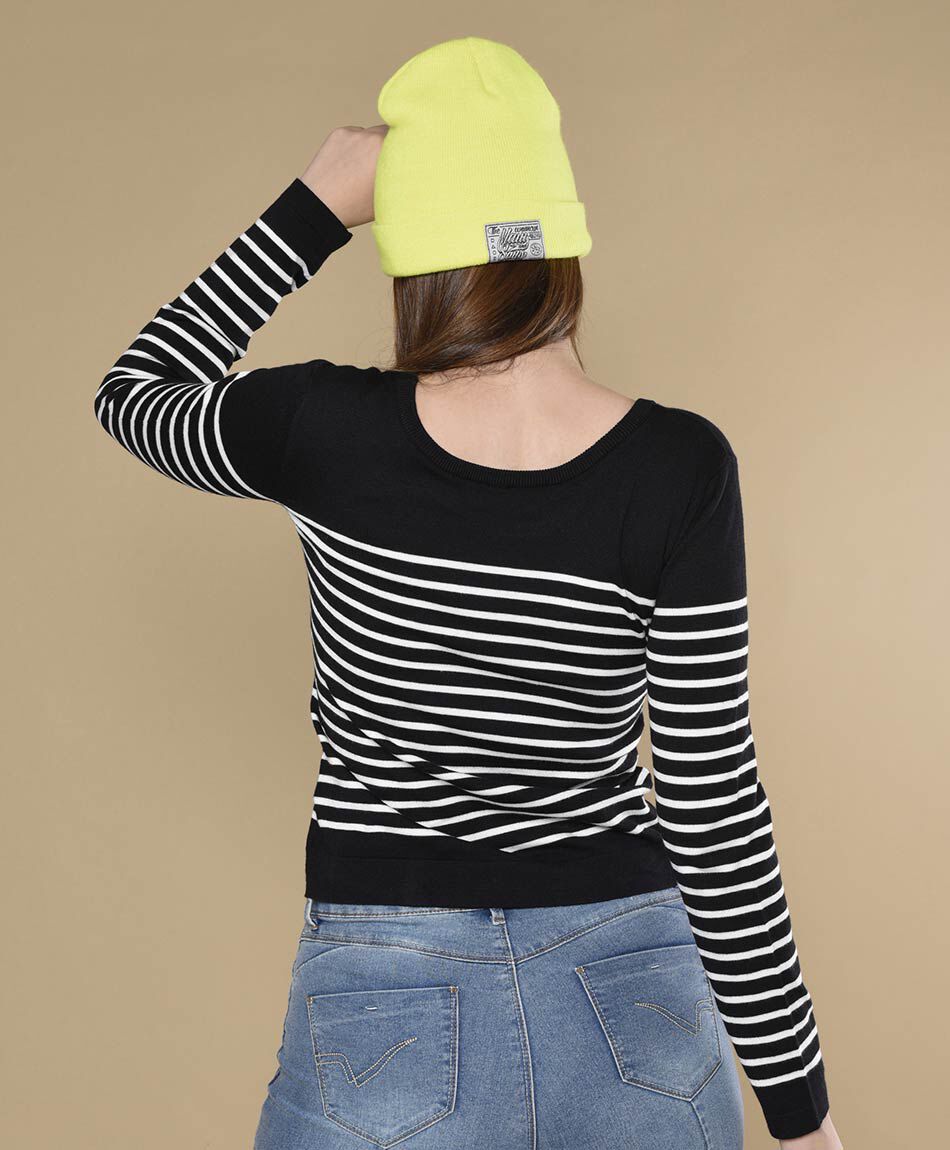 Sweater mujer l&iacute;neas horizontales