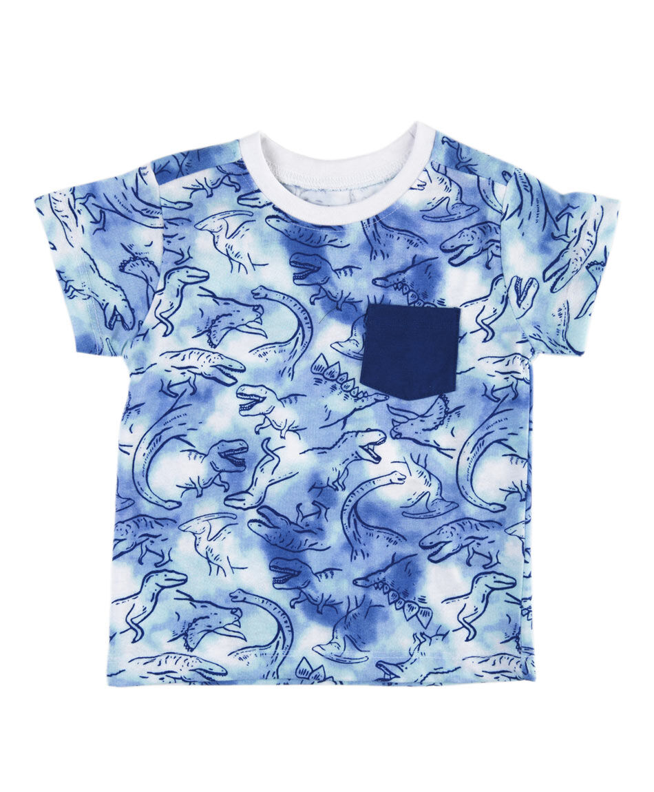 Polera bebé dino bolsillo