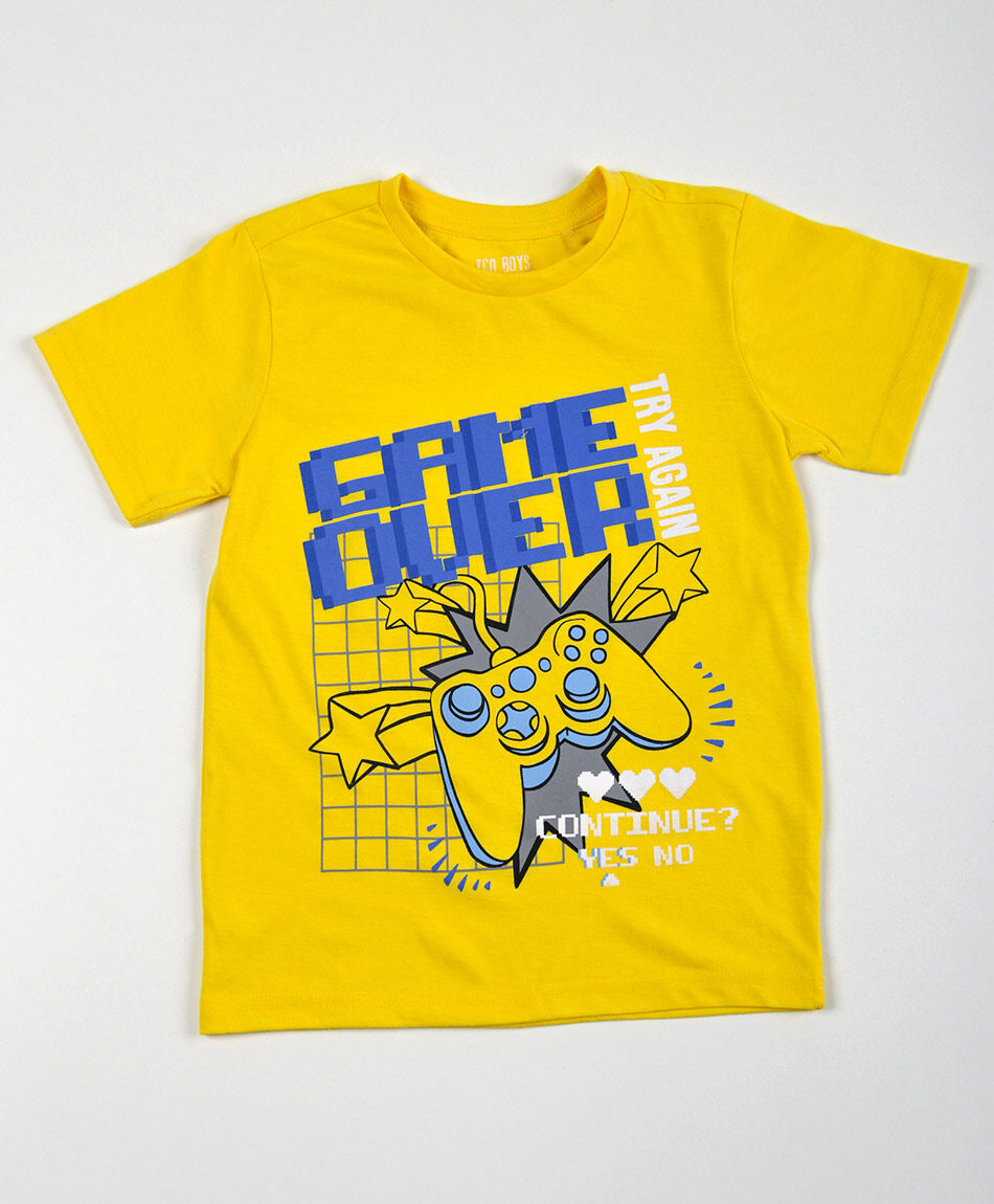 Polera niño game over