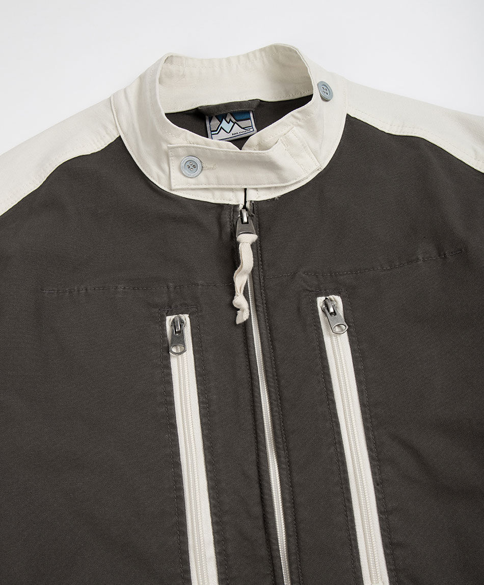 Chaqueta hombre canvas bicolor