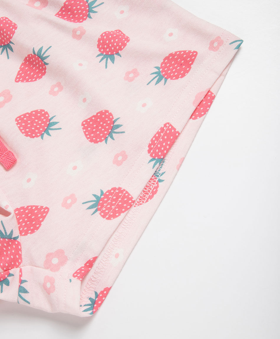 Pijama ni&ntilde;a frutillas
