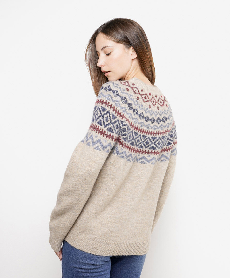 Sweater mujer n&oacute;rdico mix