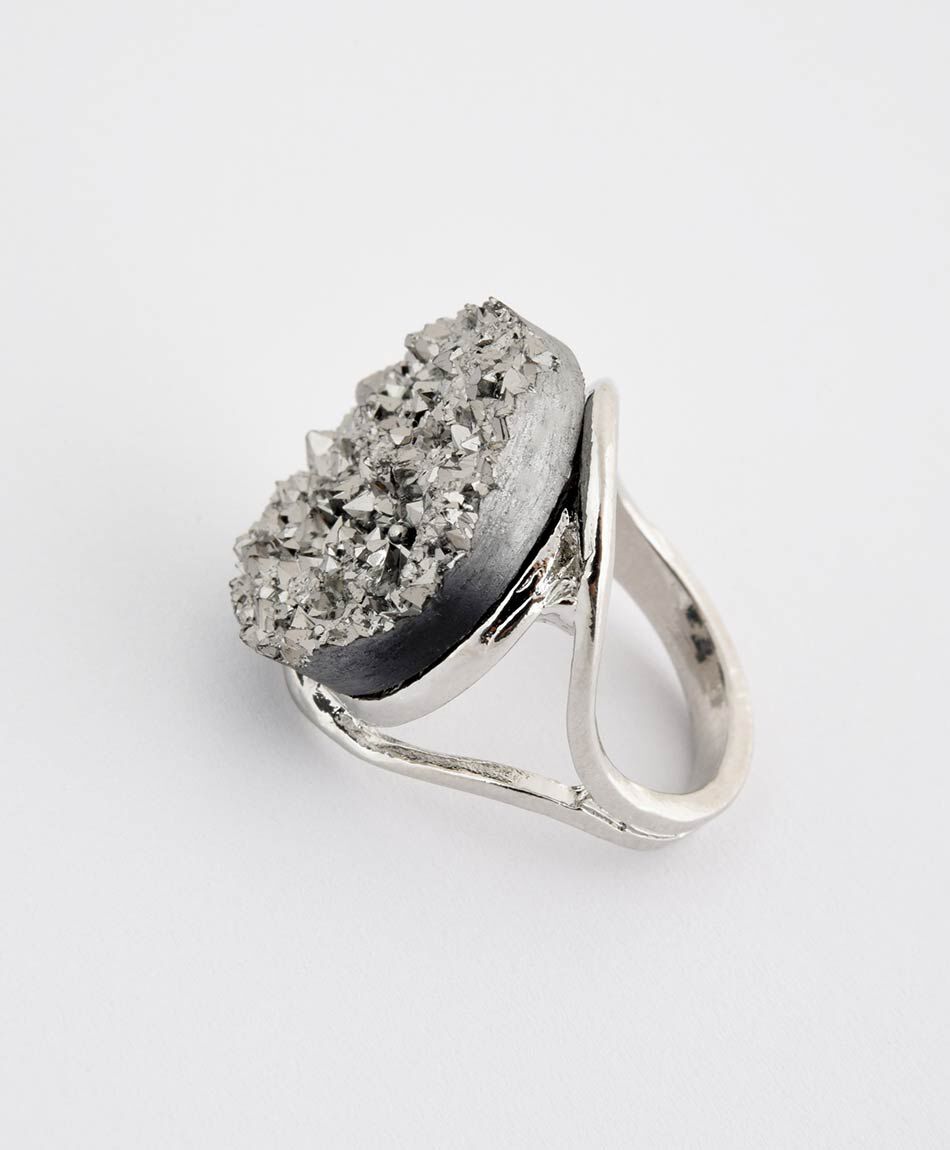 Anillo mujer piedra brillante 1 pieza