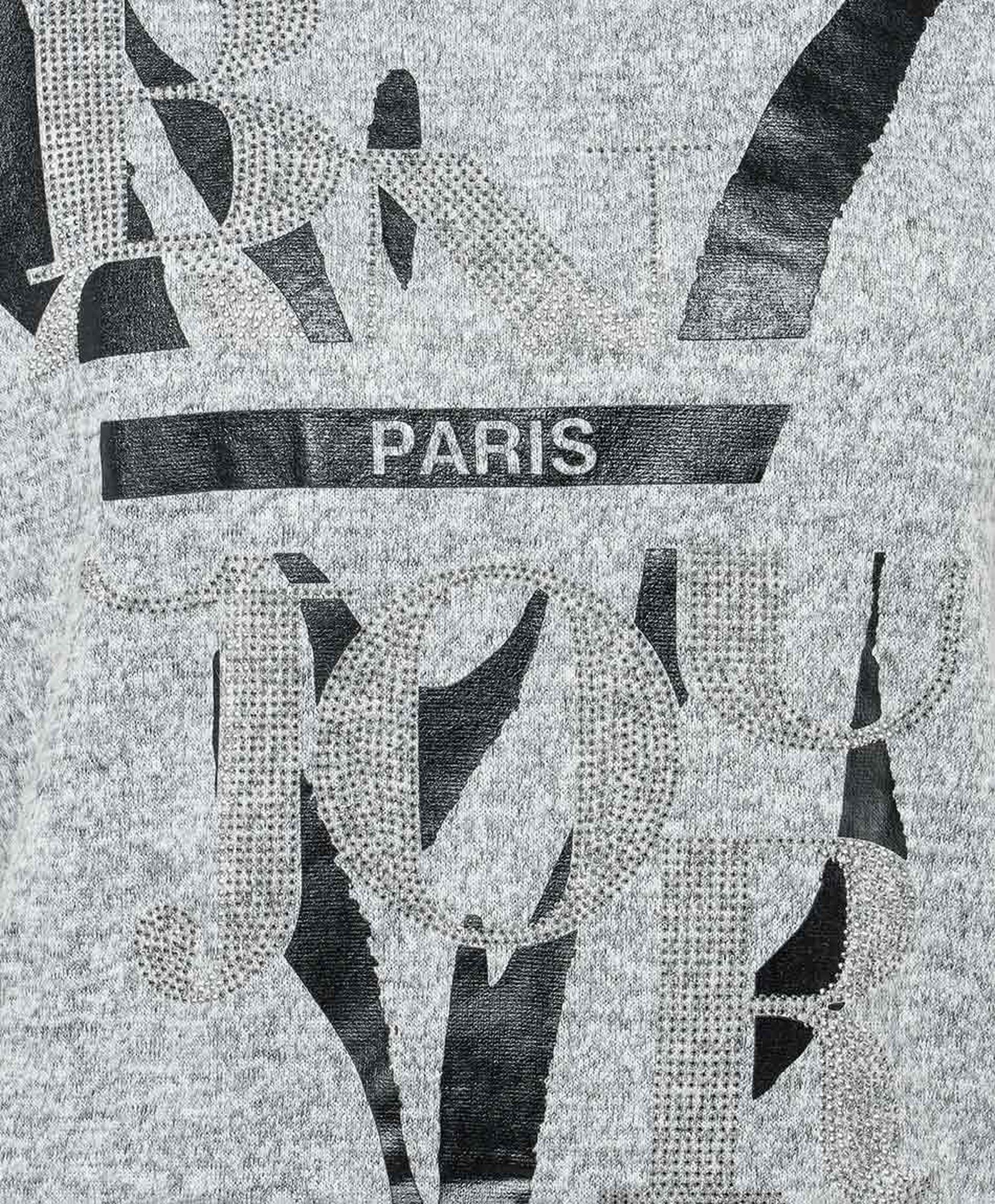 Polera mujer texto brillos Polera mujer texto brillos