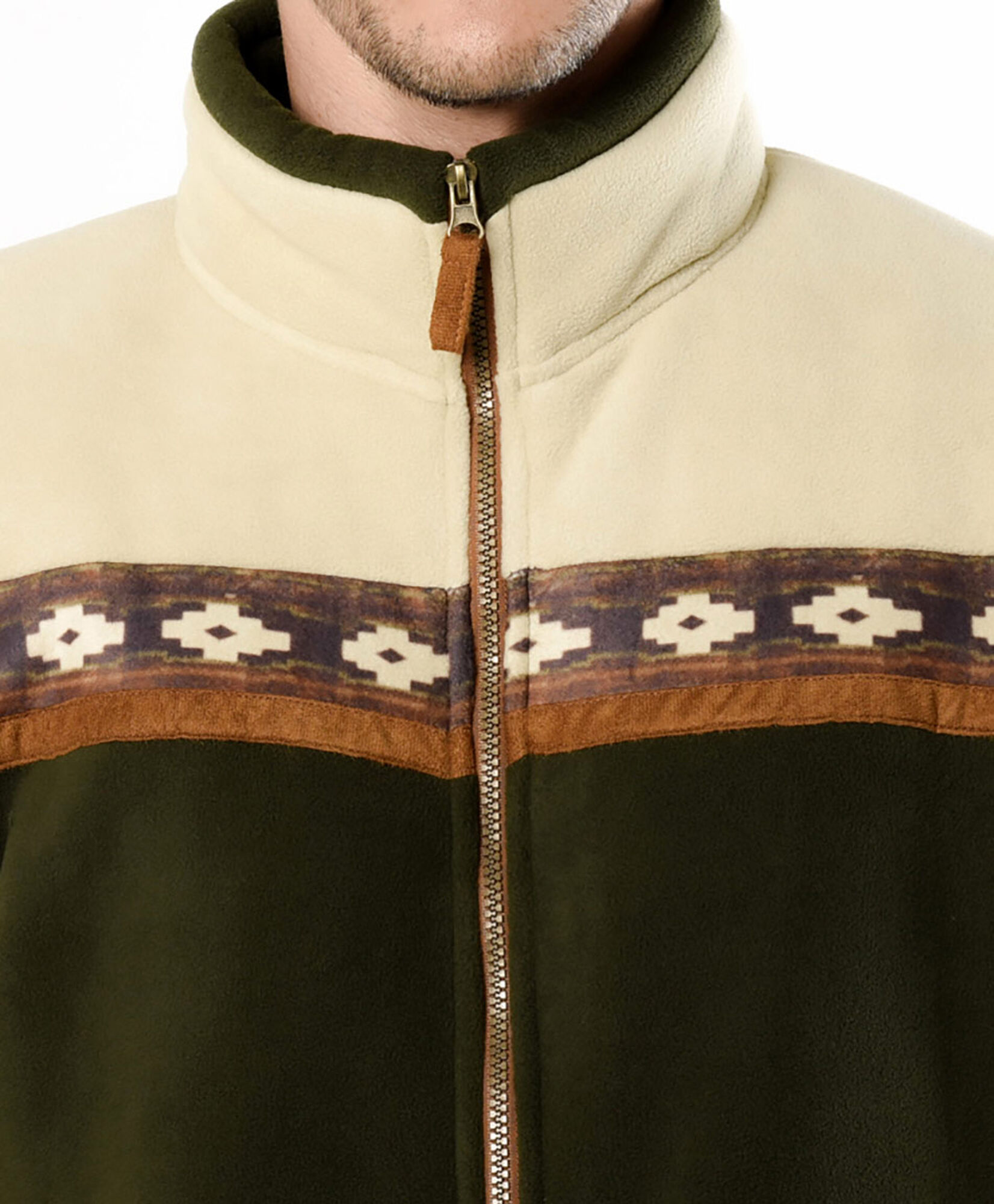 Chaqueta hombre polar bicolor Chaqueta hombre polar bicolor