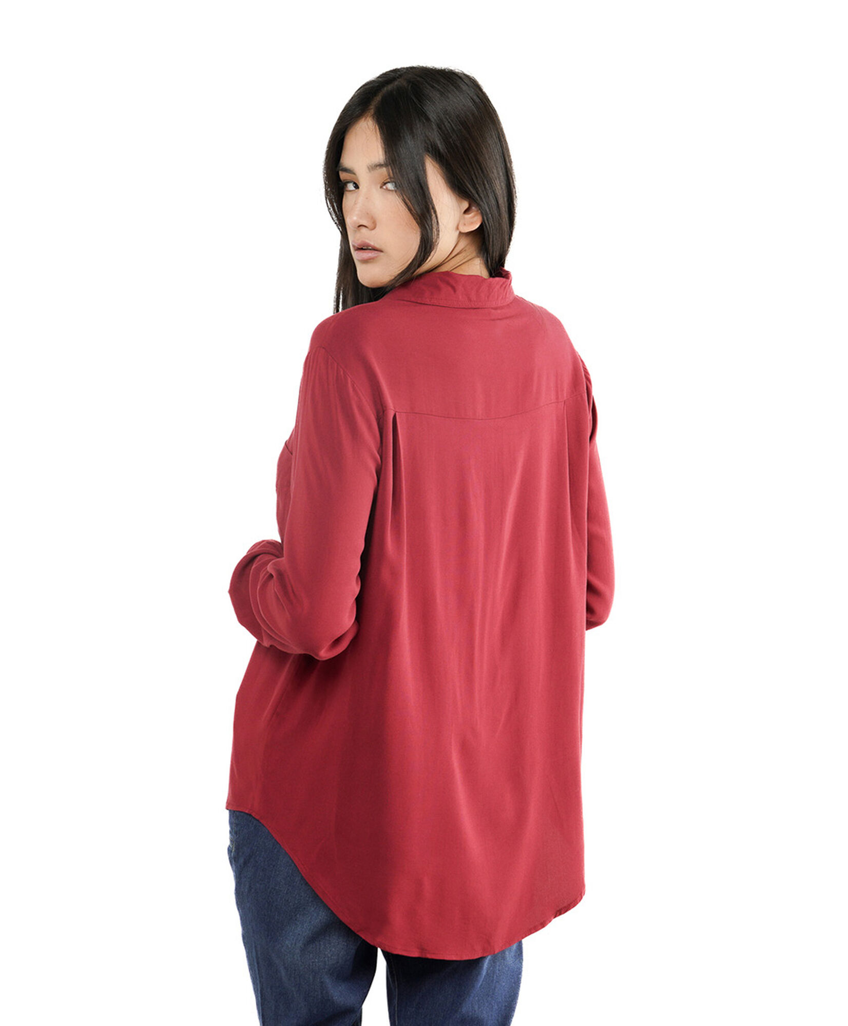 Blusa mujer camisera roja Blusa mujer camisera roja