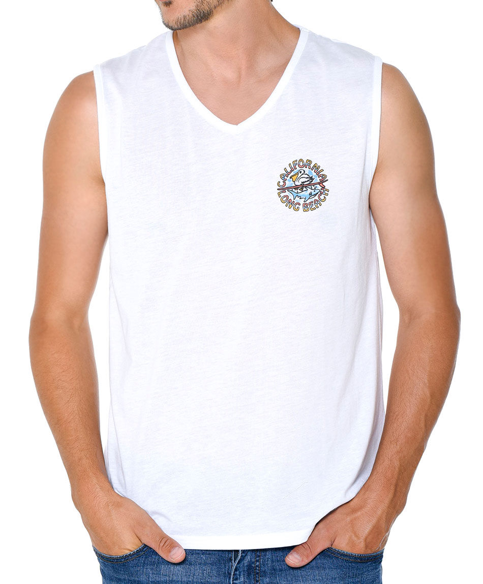 Polera sin mangas urbana