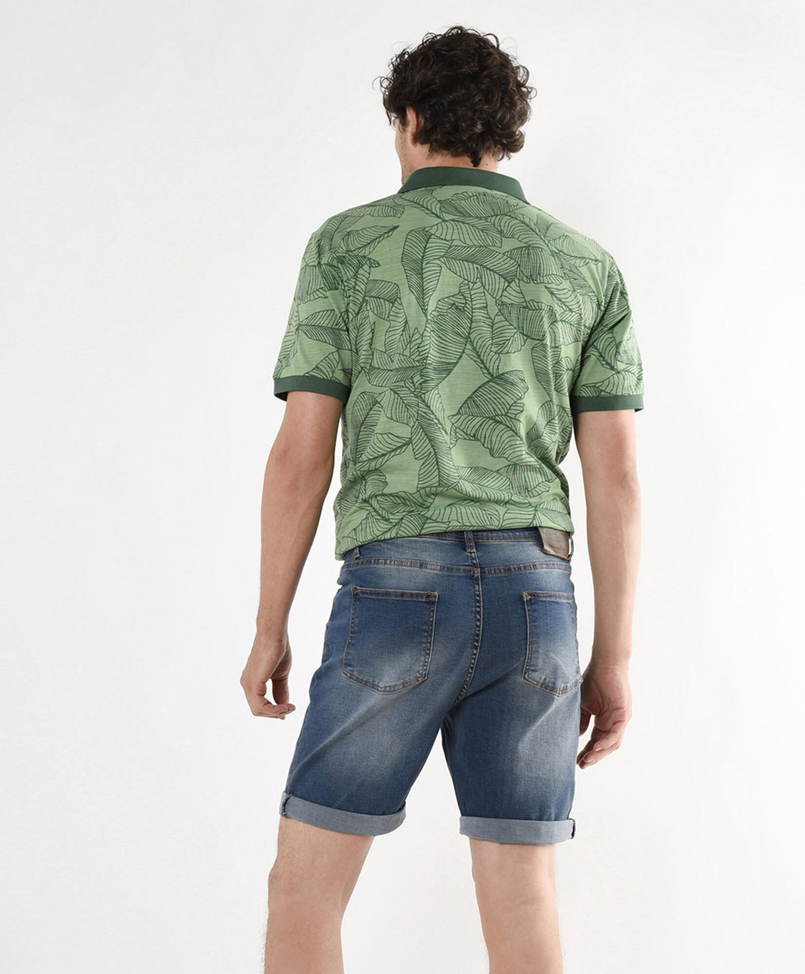Short hombre denim desgastado Short hombre denim desgastado