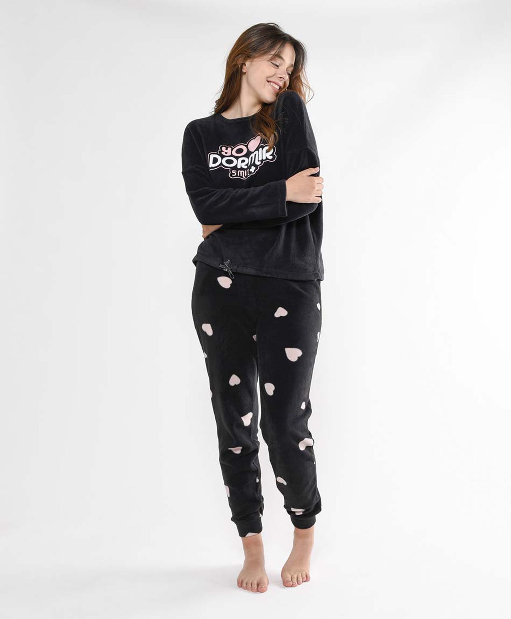 Pijama mujer polar estampado Pijama mujer polar estampado