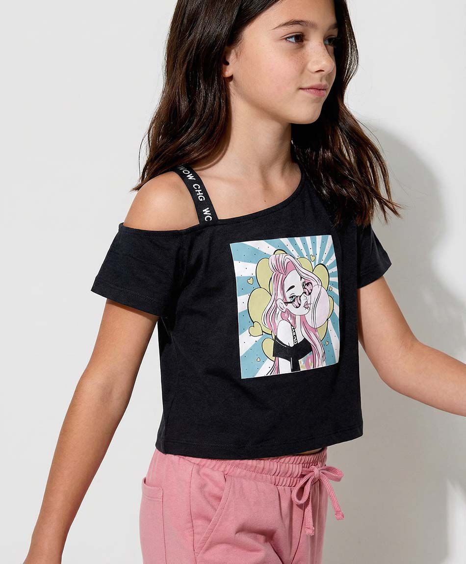 Polera ni&ntilde;a tirante