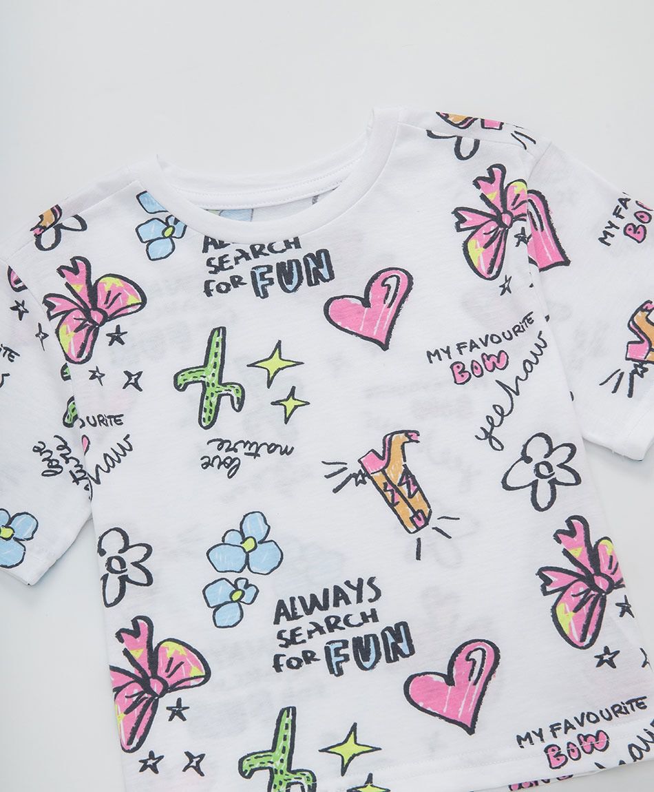 Polera ni&ntilde;a dibujos