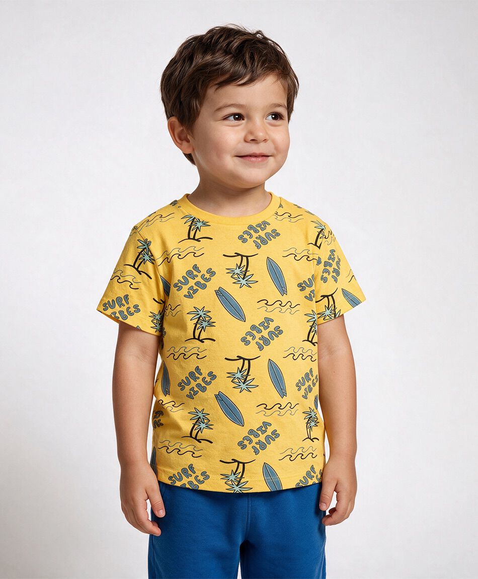Polera beb&eacute; tablas surf