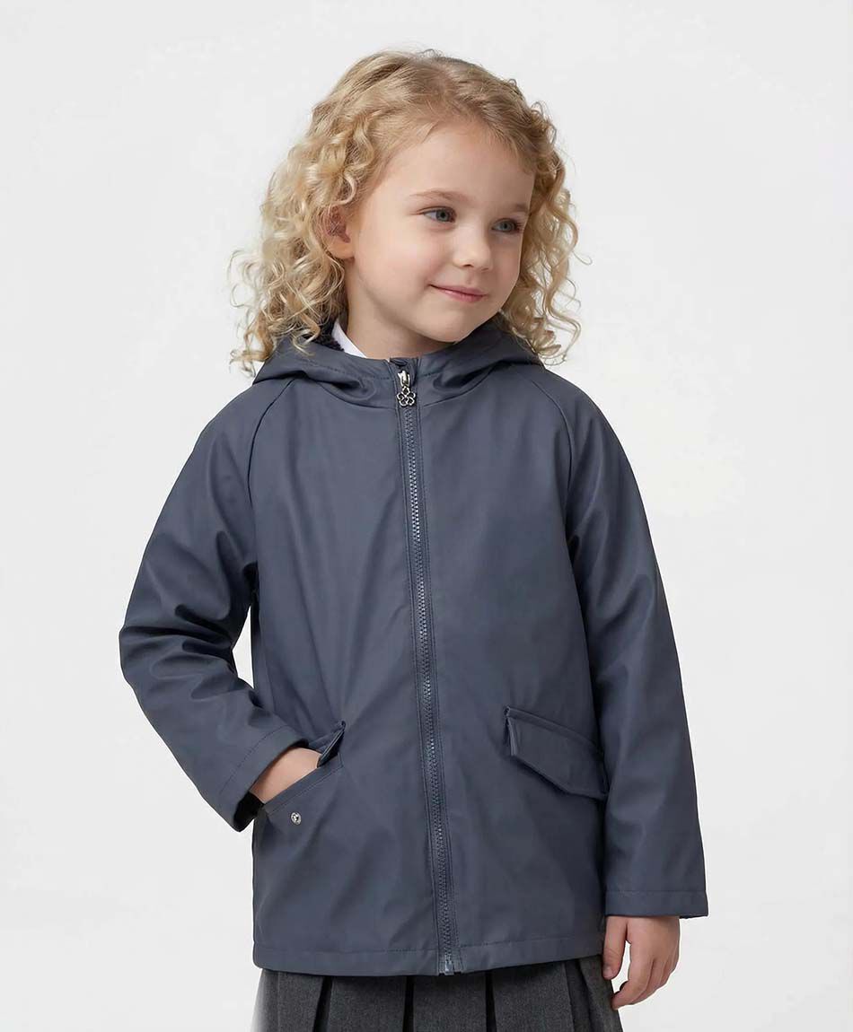 Parka escolar engomada interior polar