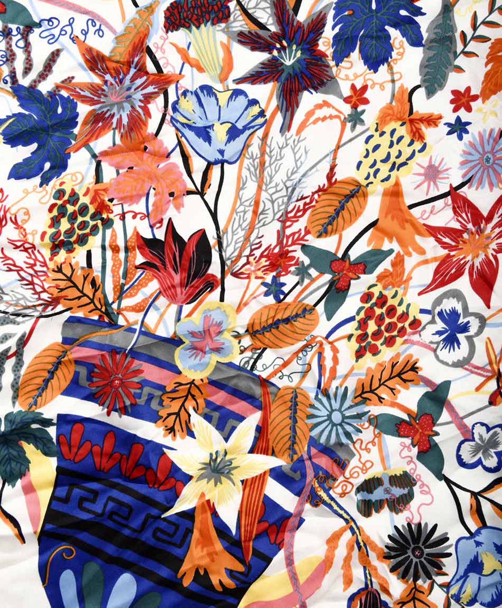Pañuelo mujer jardín floreado Pañuelo mujer jardín floreado