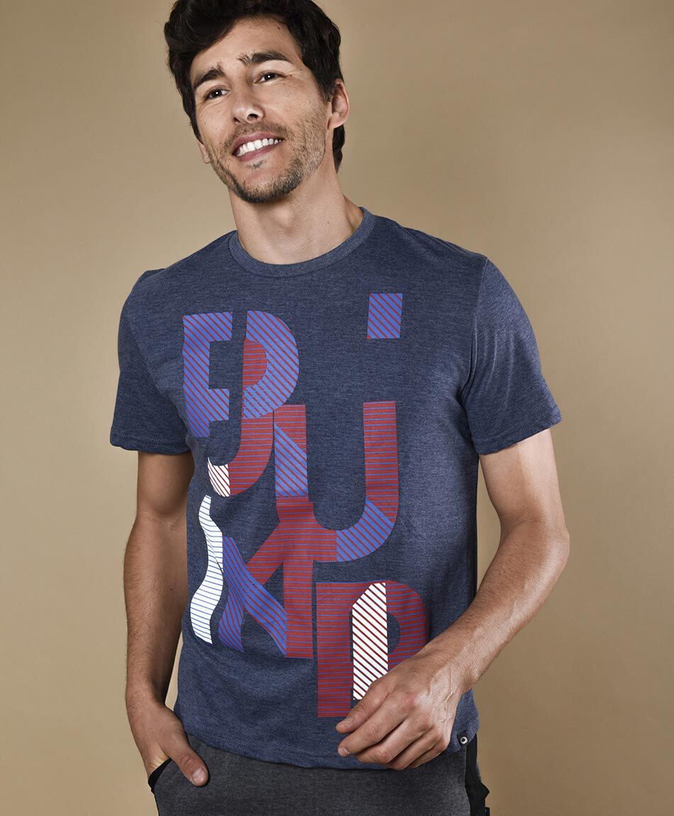 Polera deportiva manga corta cuello redondo