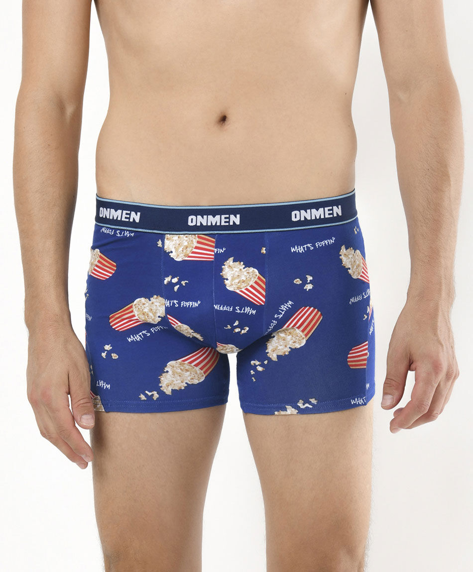 Pack 2 boxer hombre pop corn espacial