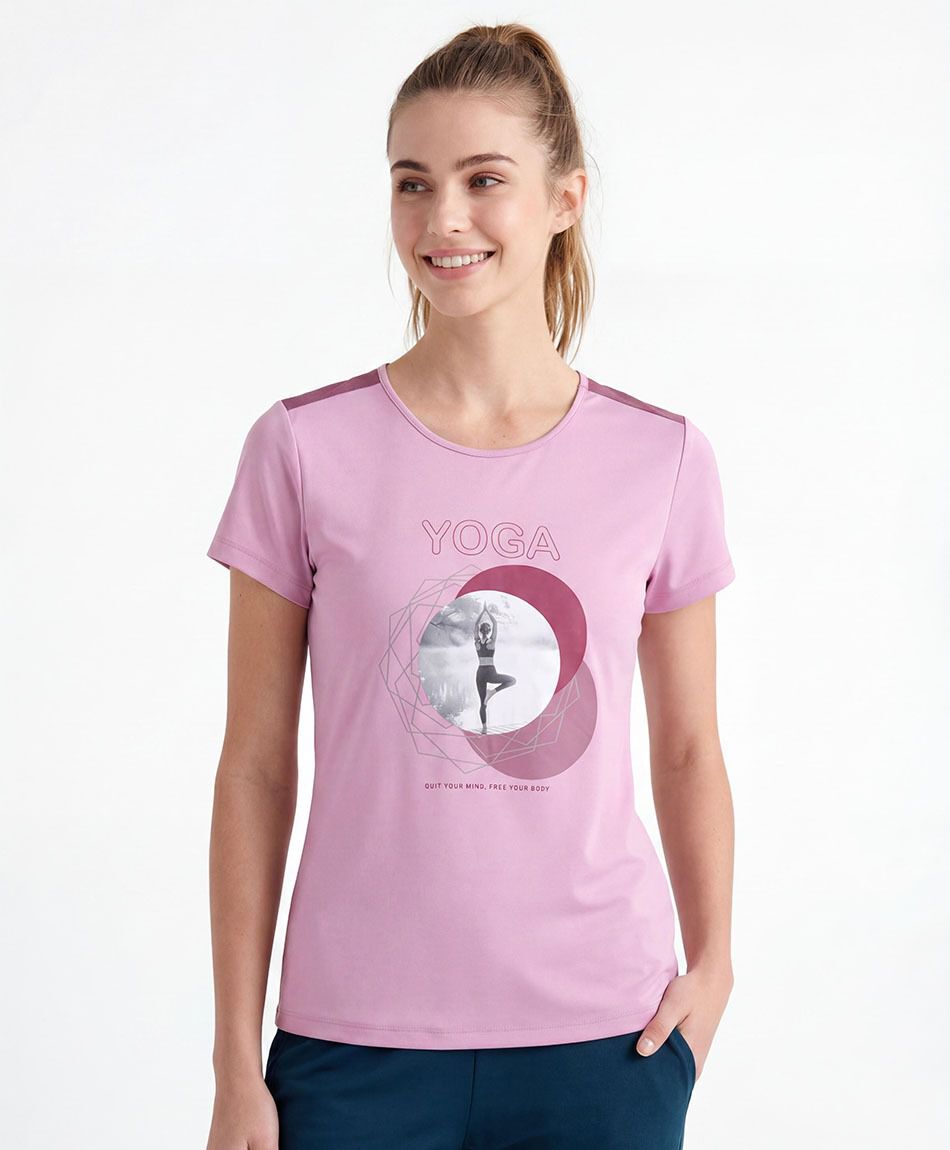 Polera deportiva mujer yoga