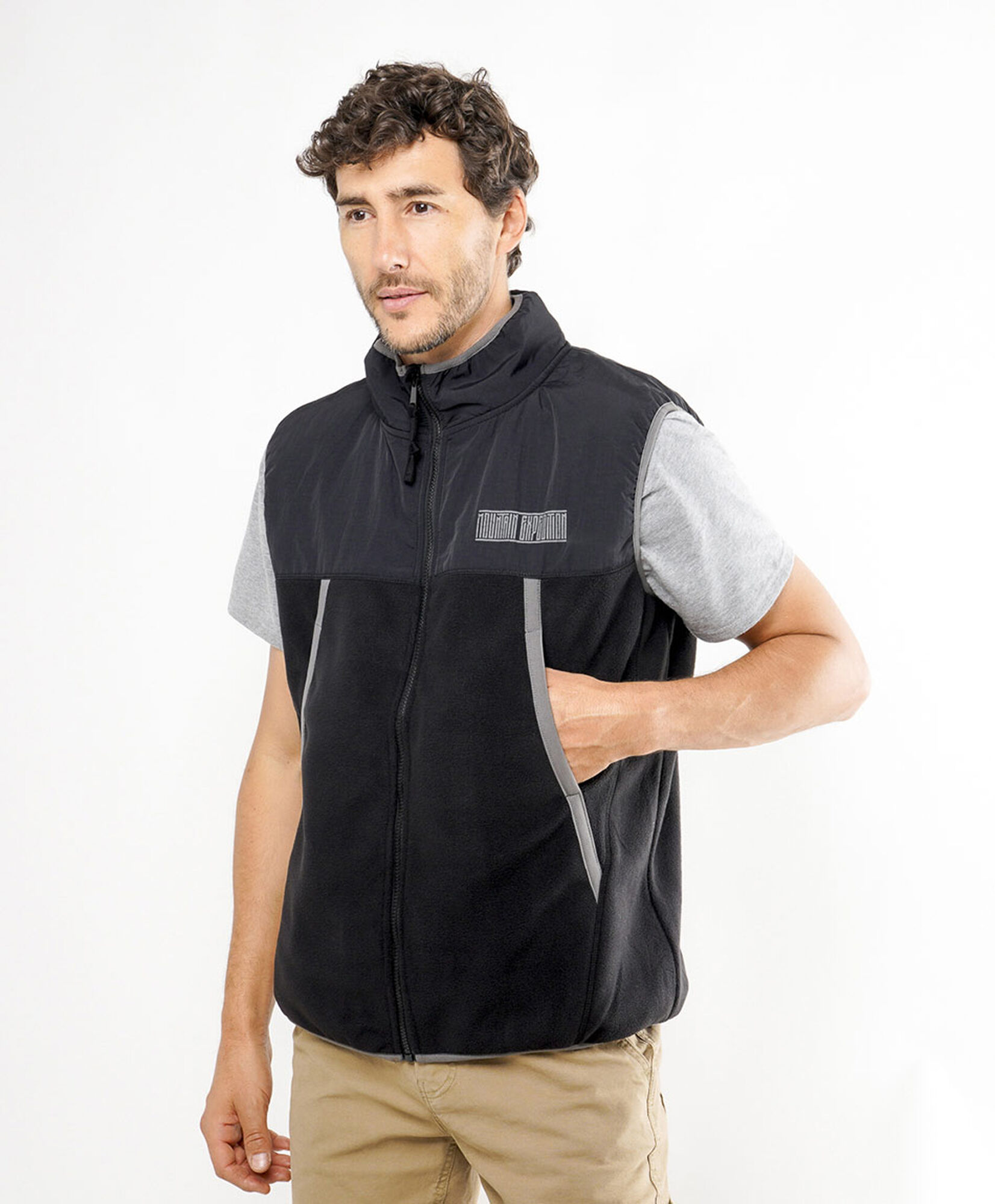 Polar hombre sin mangas maxi bolsillo Polar hombre sin mangas maxi bolsillo