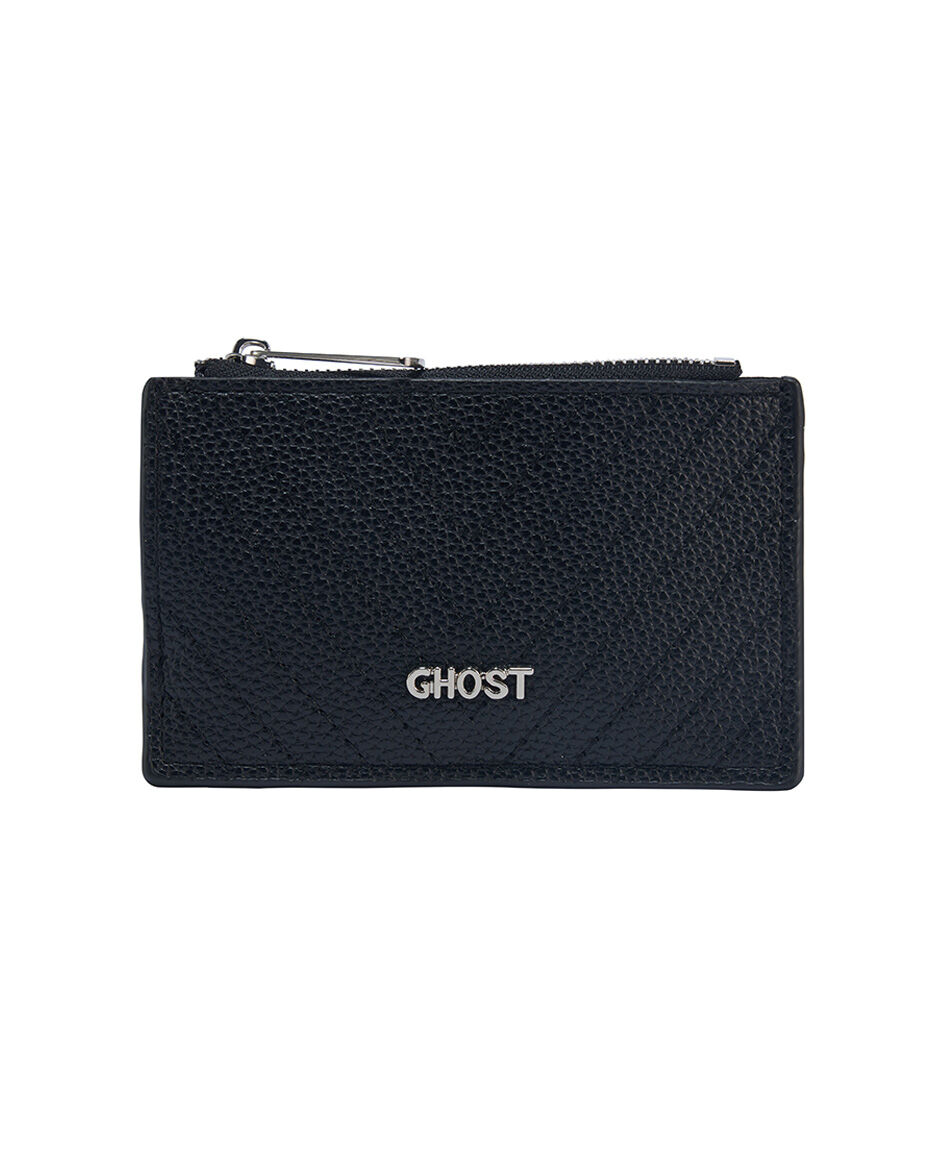 Tarjetero mujer ghost black