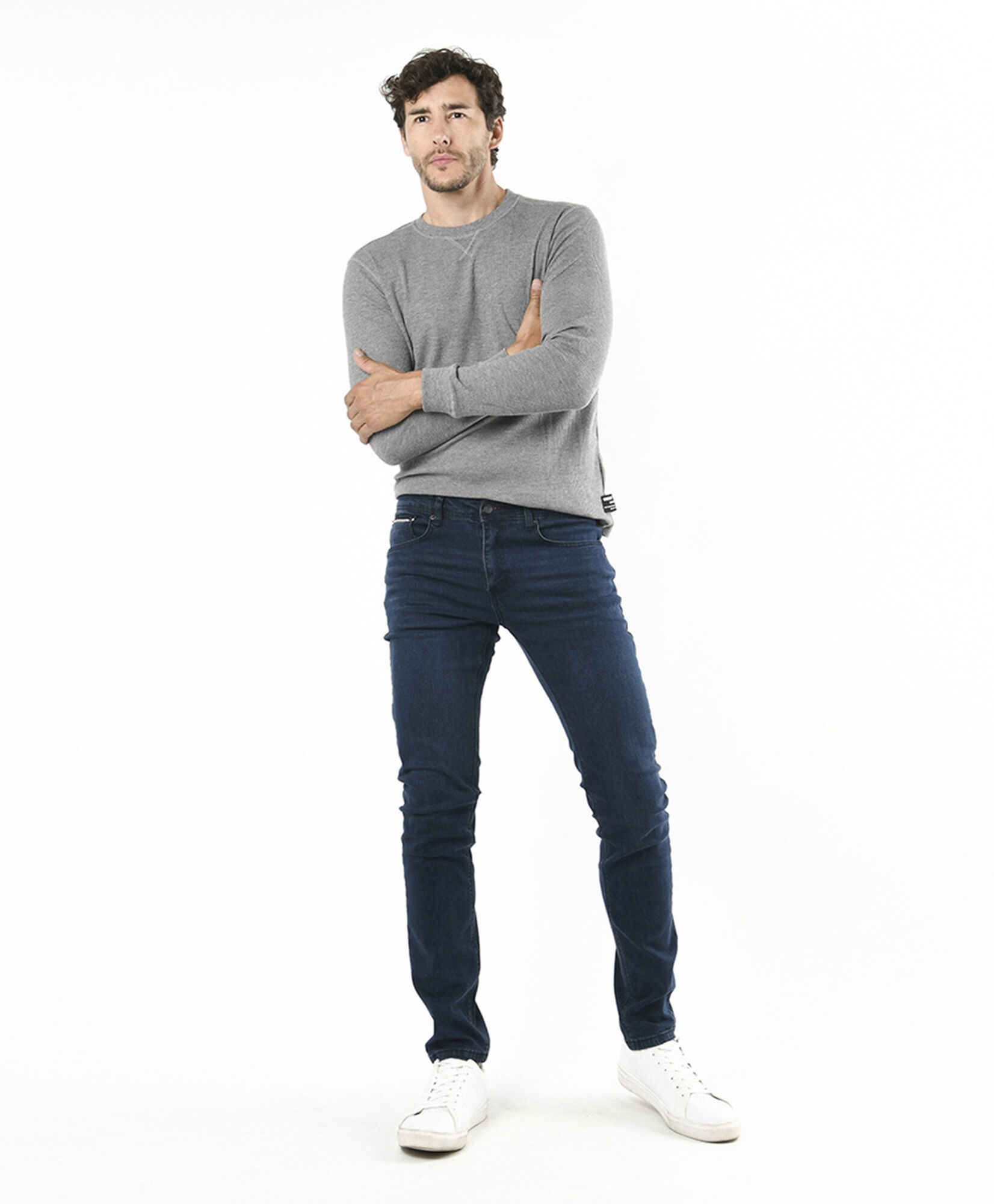 Jeans hombre azul super skinny fit Jeans hombre azul super skinny fit