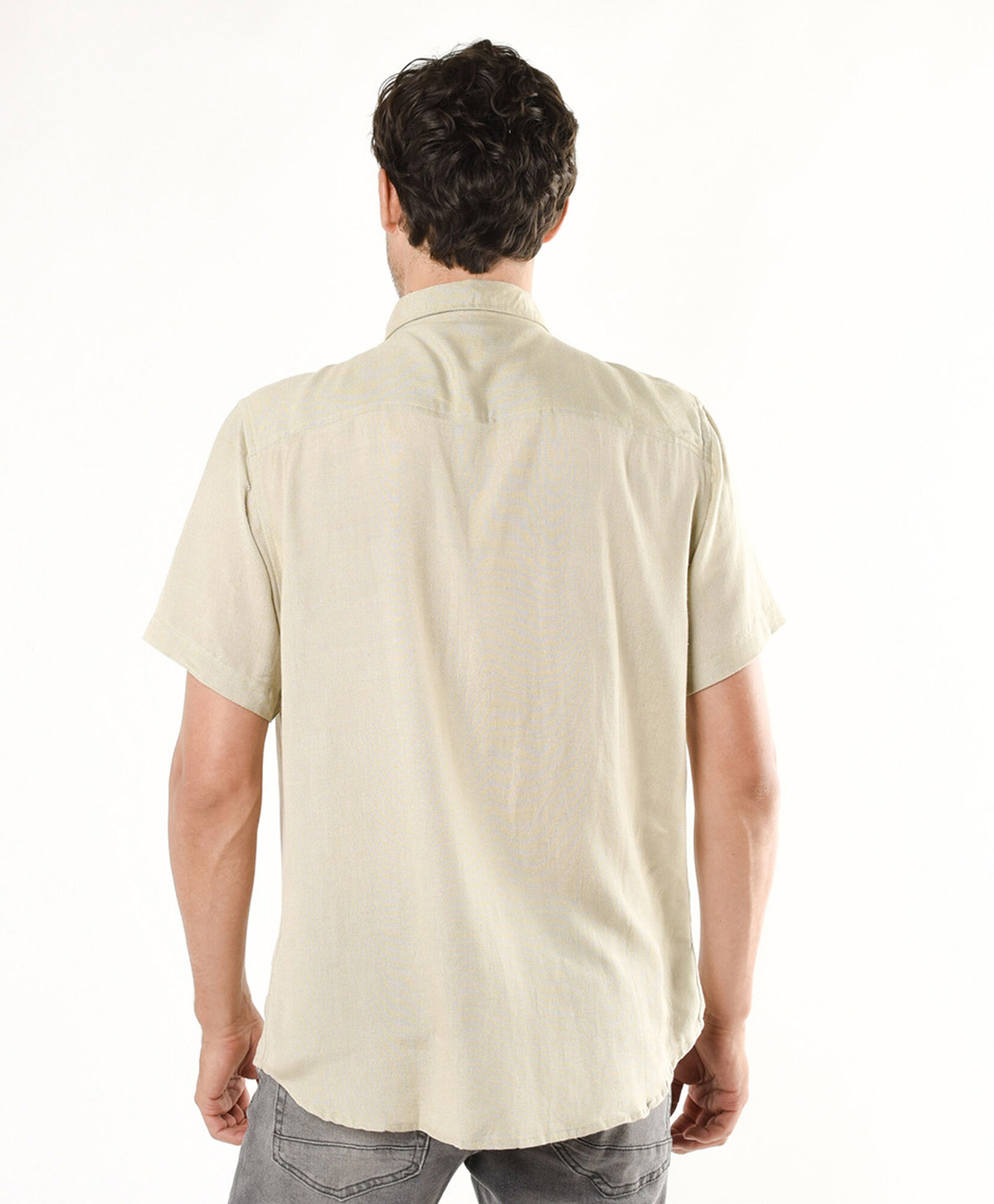 Camisa hombre lisa manga corta Camisa hombre lisa manga corta