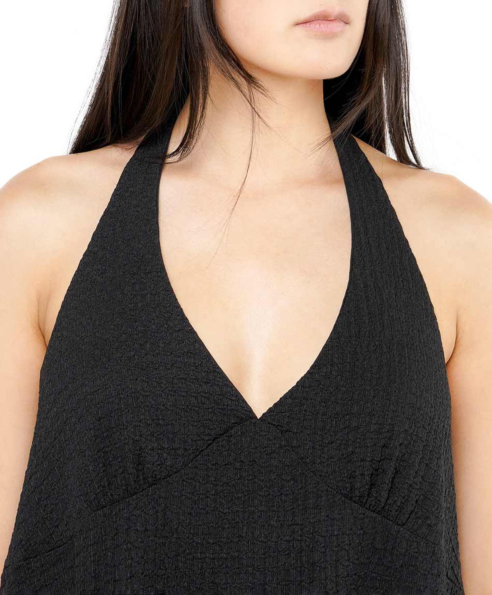 Vestido mujer jacquard black Vestido mujer jacquard black