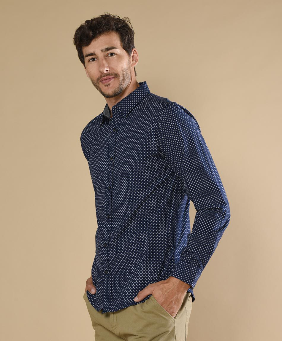 Camisa hombre print