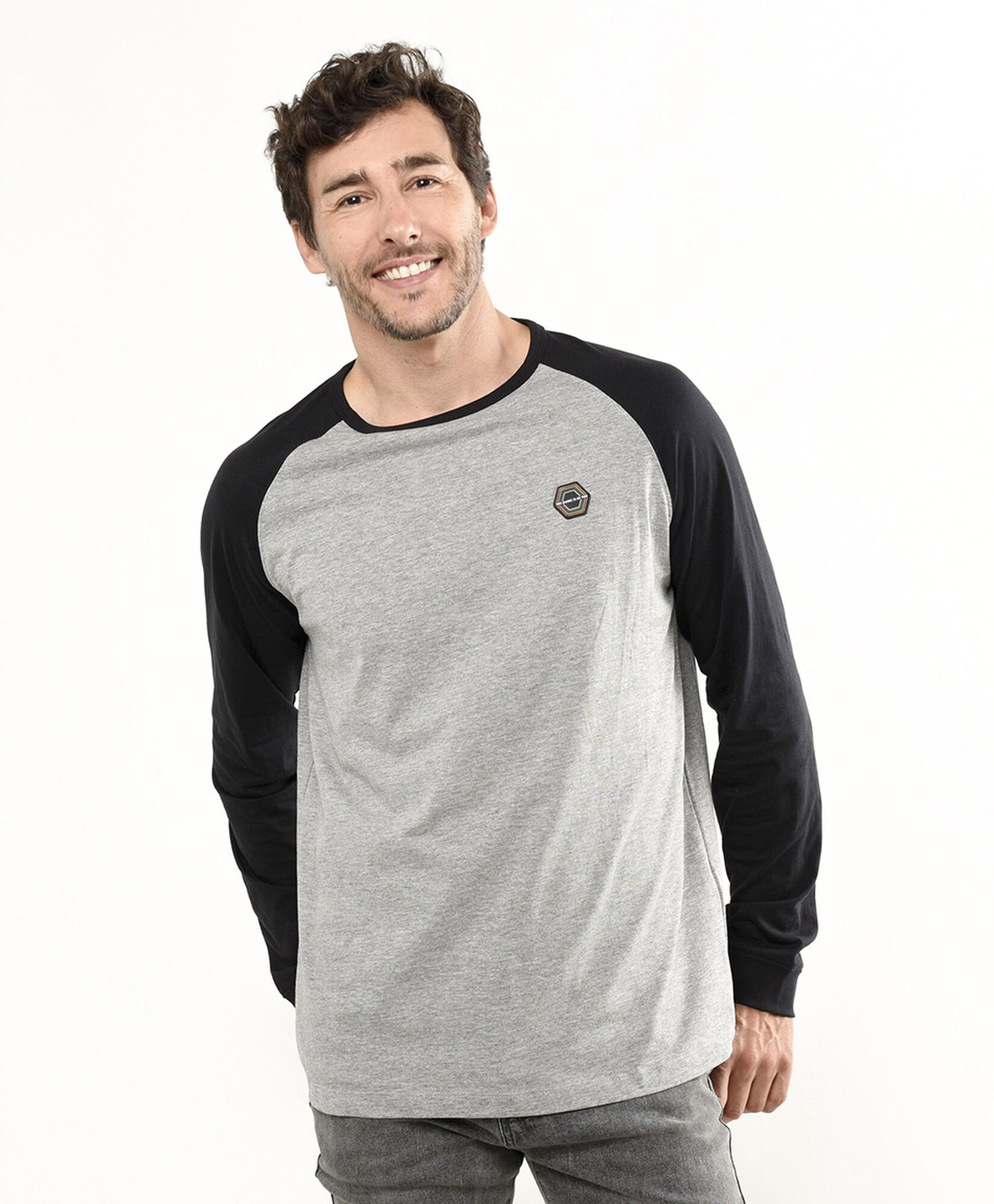 Polera hombre bicolor Polera hombre bicolor