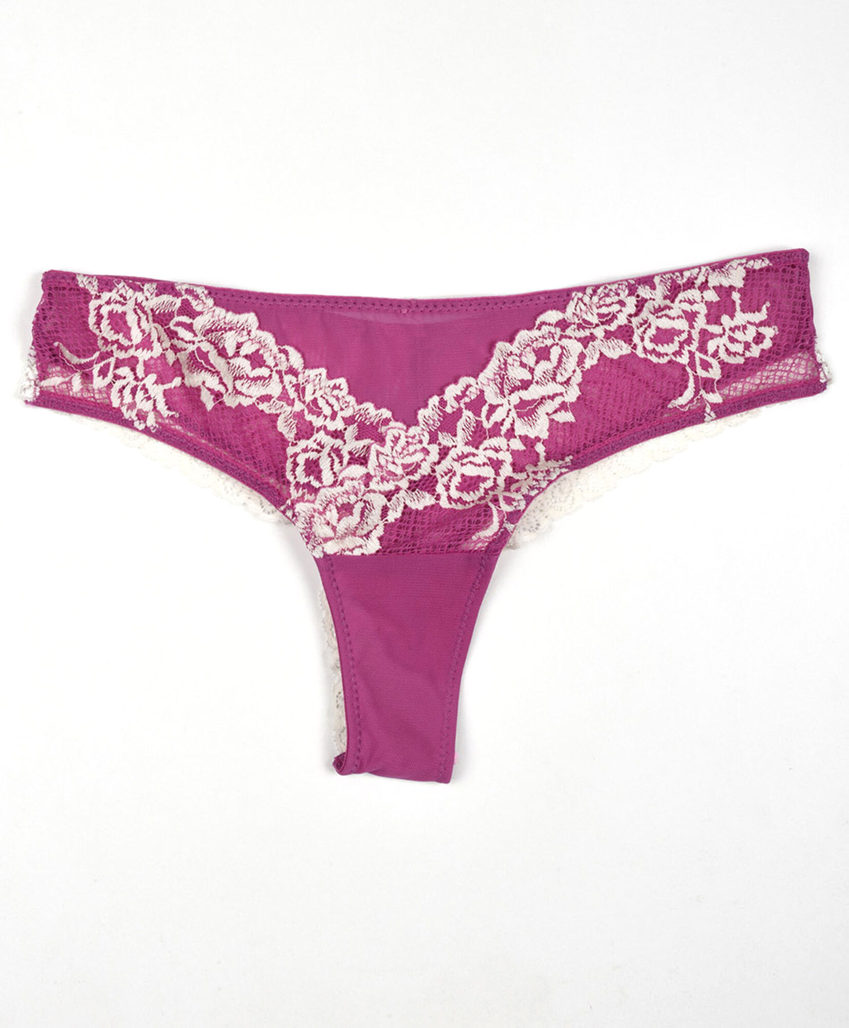 Bikini mujer floreado encajes fucsia Bikini mujer floreado encajes fucsia
