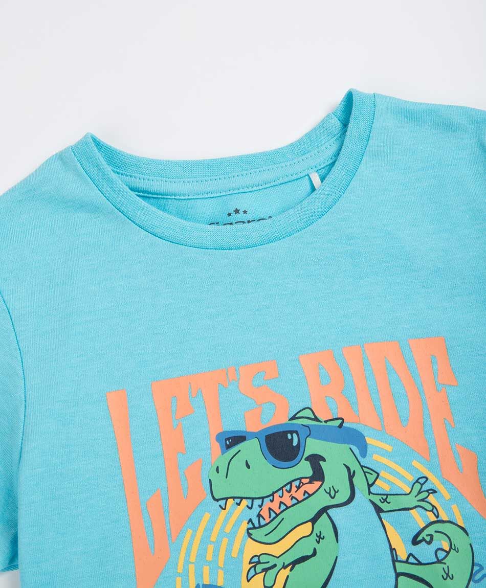 Polera beb&eacute; dinosaurio ola