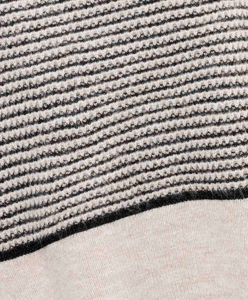 Sweater mujer l&iacute;neas cuello alto