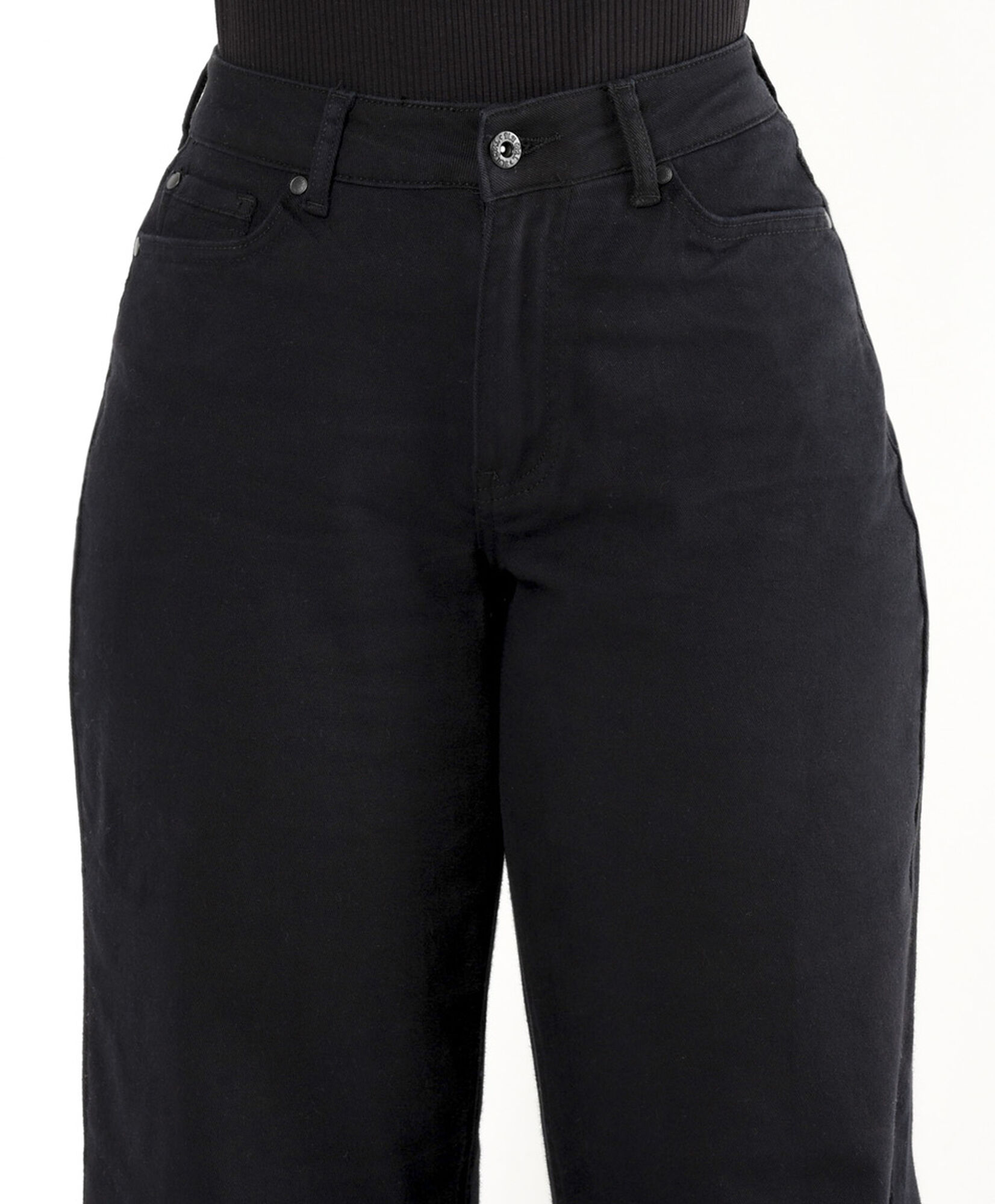 Jeans mujer liso negro wide Jeans mujer liso negro wide