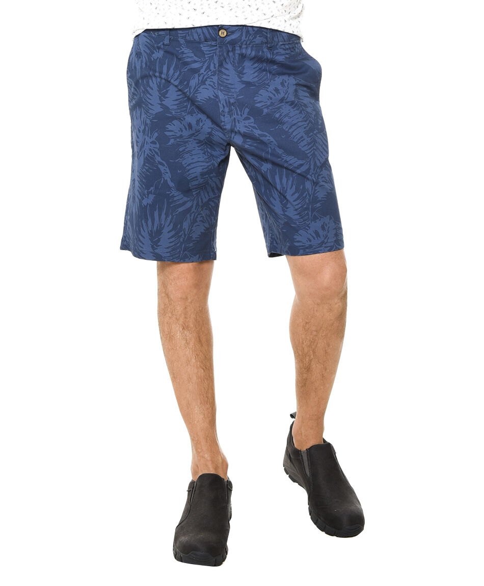 Bermuda estampado gabardina