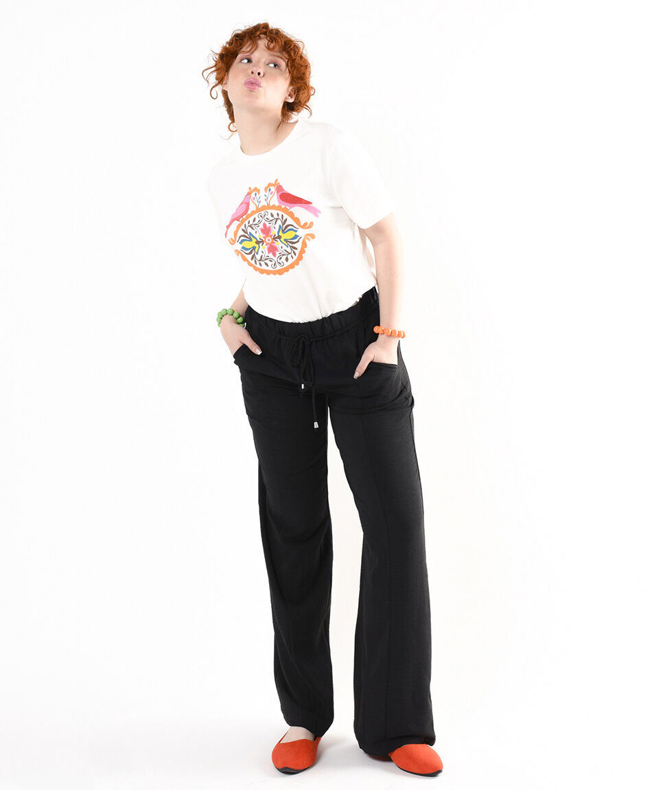 Pantalón mujer lazo