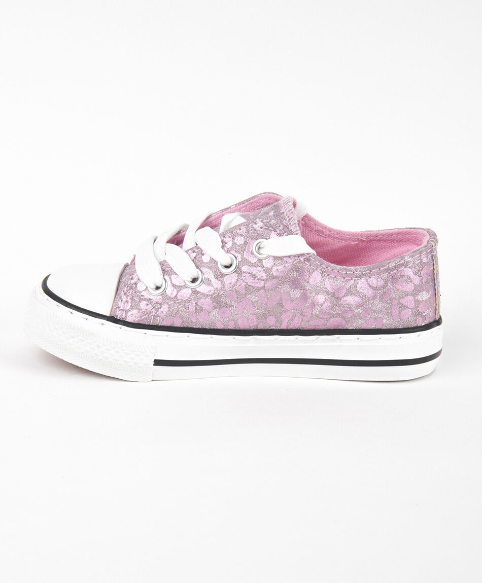 Zapatilla ni&ntilde;a (26 a 31) animal print pink