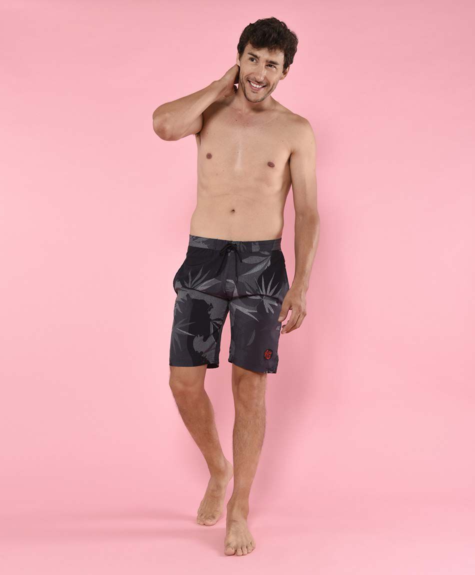 Traje de ba&ntilde;o hombre gris